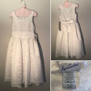 NWT Jayne Copeland white lace dress
